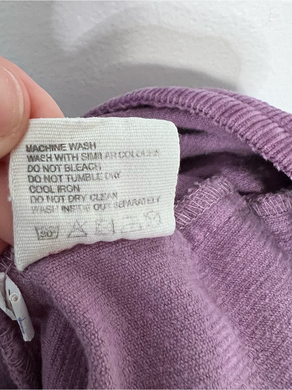 Lucy & Yak Original Corduroy Dungarees Overalls Purple Cotton Size US 18L UK 22L - Picture 13 of 13